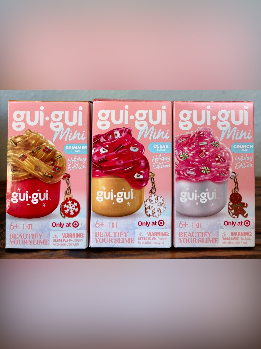 ❄️🤶Gui•Gui Mini Holiday Edition, Full Collection, Only at Target, BNIP